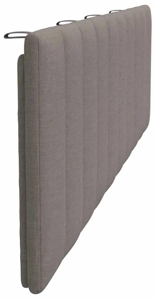 vidaXL Μαξιλάρι για Κεφαλάρι Taupe 180 εκ. Υφασμάτινο