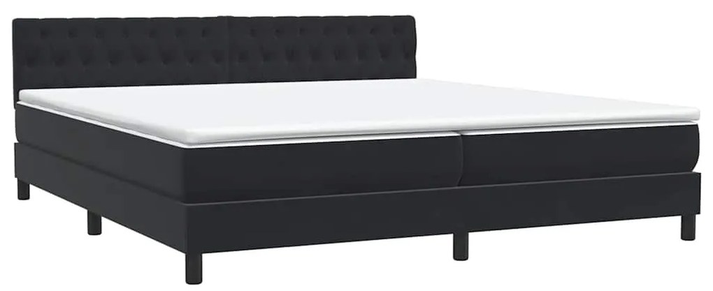 ΚΡΕΒΑΤΙ BOXSPRING ΜΕ ΣΤΡΩΜΑ ΜΑΥΡΟ 200X210 ΕΚ. ΒΕΛΟΥΔΙΝΟ 3316517