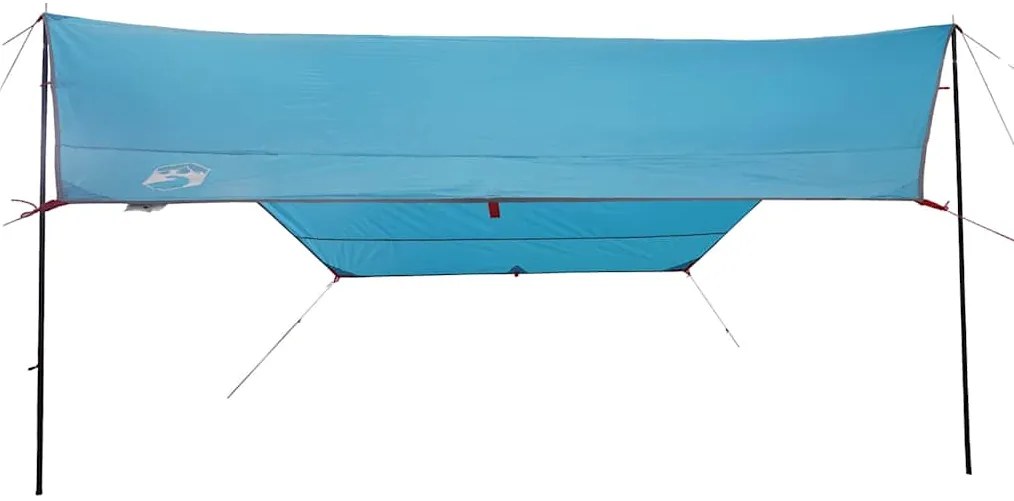 vidaXL Μουσαμάς Κάμπινγκ Αδιάβροχος Μπλε 430x380x210 εκ.