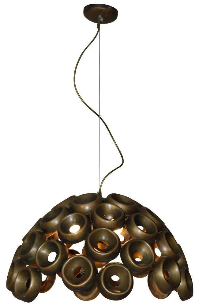 Φωτιστικό Οροφής Darina HL-3590-Μ 77-4106 56x56x120cm 3xE27 60W Bronze Homelighting