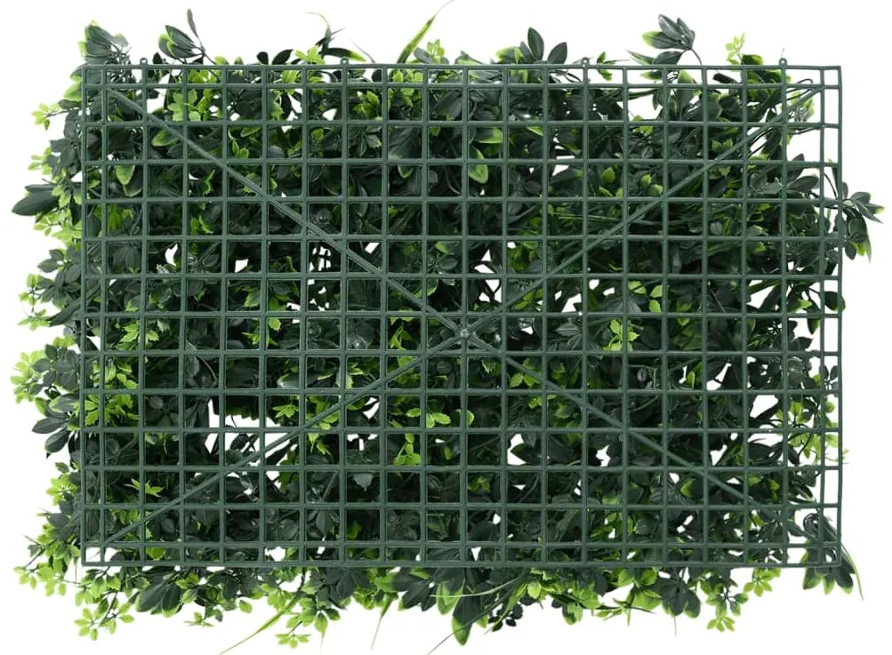 vidaXL Φράχτης 6 τεμ. Πράσινος 40 x 60 εκ. από Τεχνητά Φύλλα