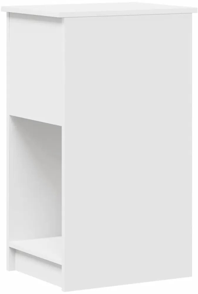 vidaXL Πύργος υπολογιστή με συρτάρι Λευκό 35x45x77 cm