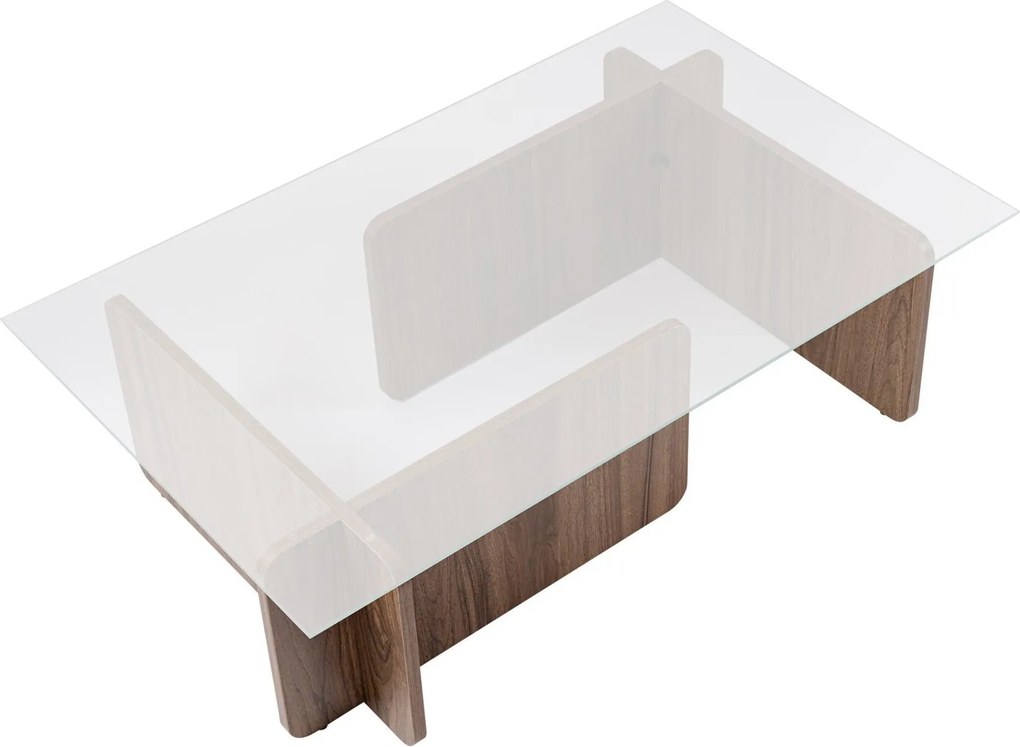 Coffee Table Flavio - Walnut Walnut