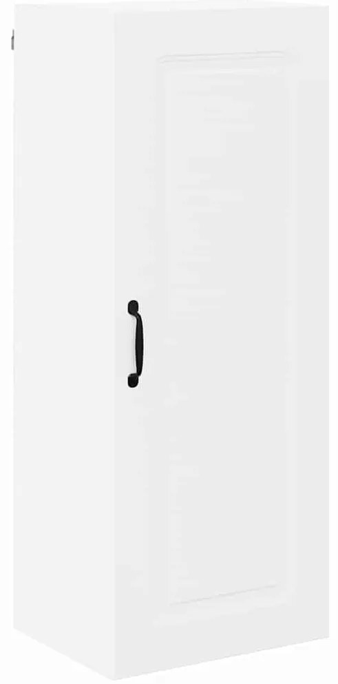 vidaXL Κρεμαστό ντουλάπι κουζίνας με ράφι Λευκό 40 x 31 x 100 εκ.