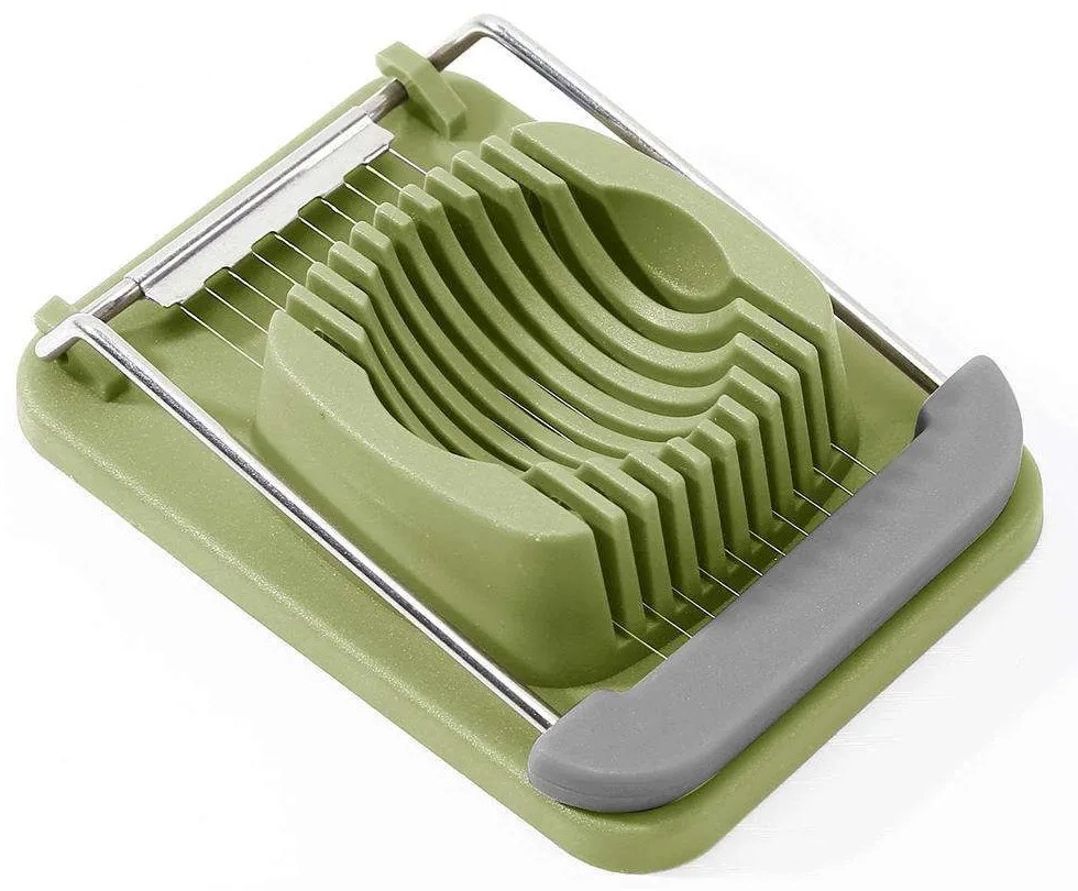 Αυγοκόπτης OL08020000 12,5x9x3,1cm Green-Grey Max Home Plastic