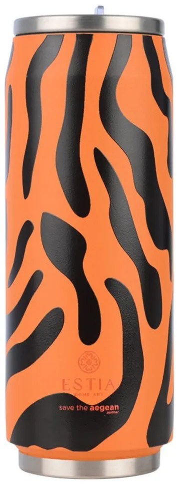 Ποτήρι - Θερμός Wild Claw Save The Aegean 01-31336 500ml Orange-Black Estia