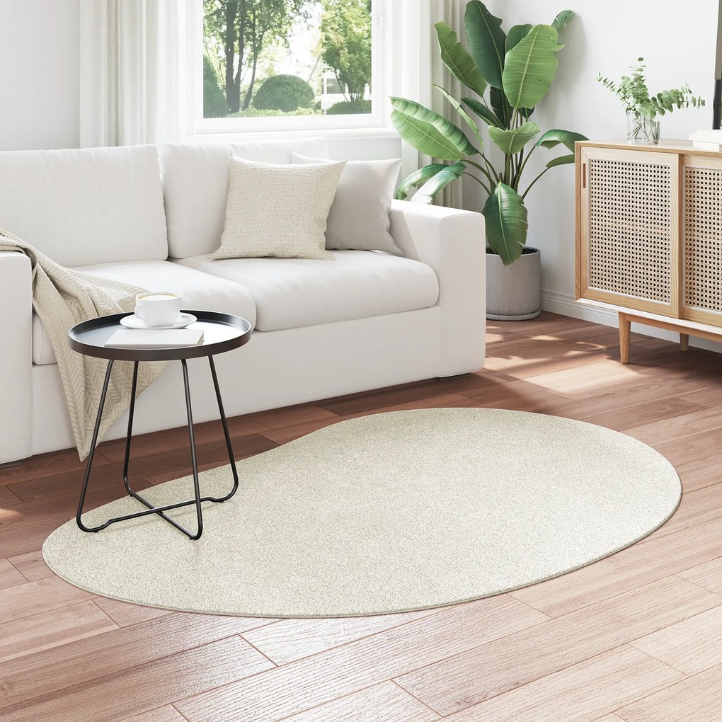 vidaXL Χαλιά  Κρεμ 120x170 εκ. Αντιολισθητικά πολυεστερικές