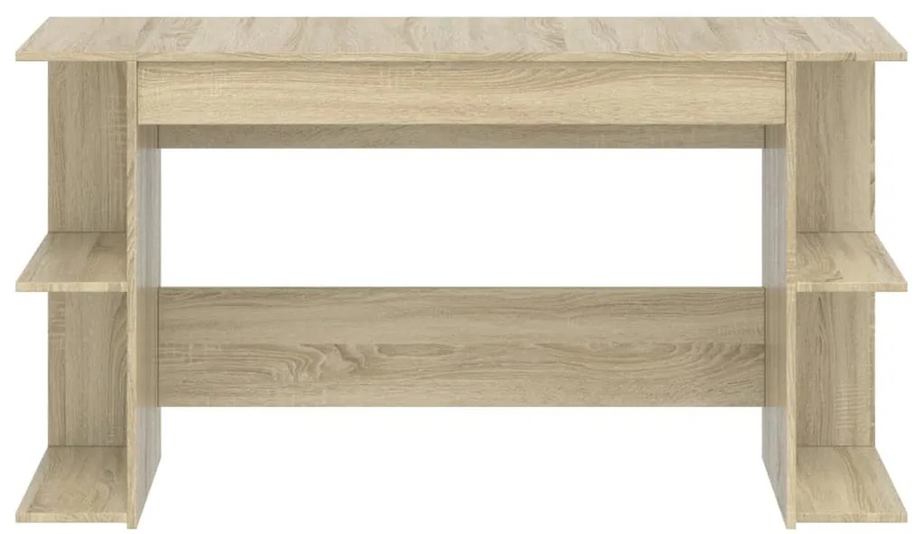 vidaXL Γραφείο Sonoma Δρυς 140 x 50 x 75 εκ. από Επεξεργασμένο Ξύλο