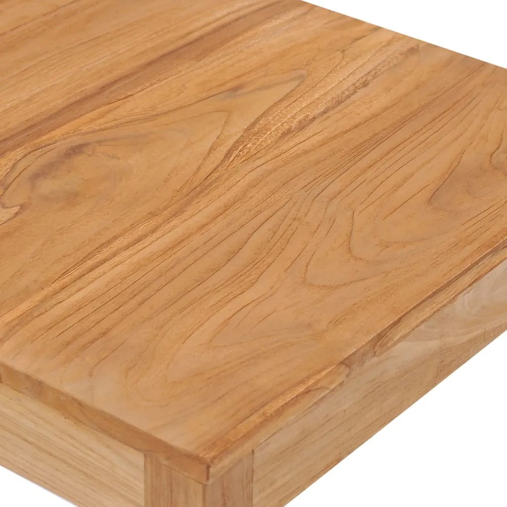 vidaXL Τραπέζι Μπαρ Κήπου 60 x 60 x 105 εκ. από Μασίφ Ξύλο Teak