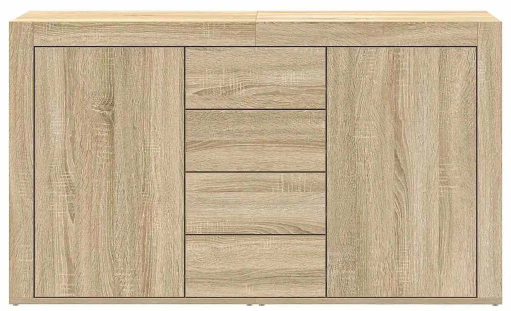 vidaXL Πλαϊνό γραφείο Sonoma Δρυς 120 x 36 x 69 εκ Επεξεργασμένο ξύλο