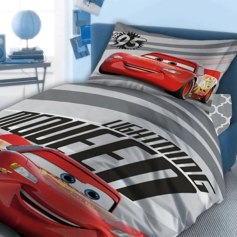 Σεντόνια Παιδικά Σετ 3τμχ Disney Cars 873 Digital Print DimCol Μονό 160x240cm 100% Βαμβάκι