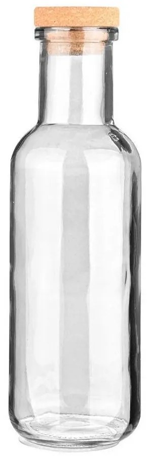 Μπουκάλι Γυάλινο 1000ml Με Καπάκι Φελλού Clear Estia Γυαλί