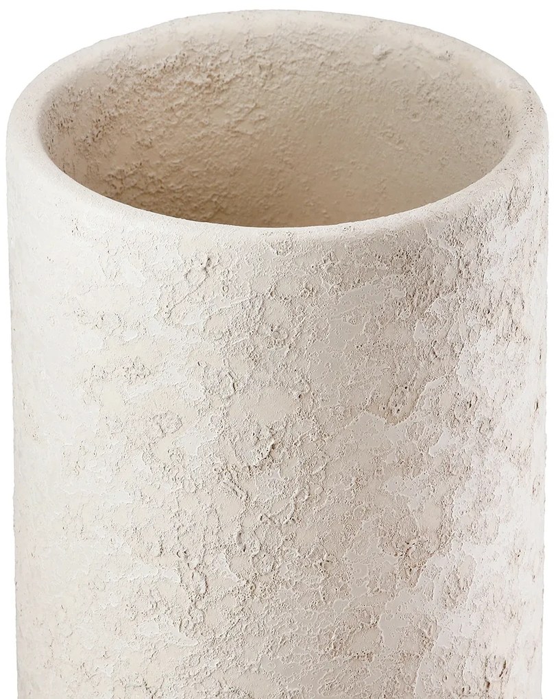 Βάζο &#039;Ring&#039; Κεραμικό Ανοιχτό Γκρι 31x15cm