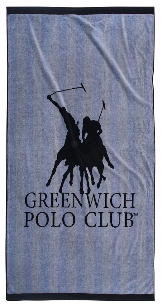 3856 ΠΕΤΣΕΤΑ ΘΑΛΑΣΣΗΣ 90Χ180 GREENWICH POLO CLUB ΓΚΡΙ