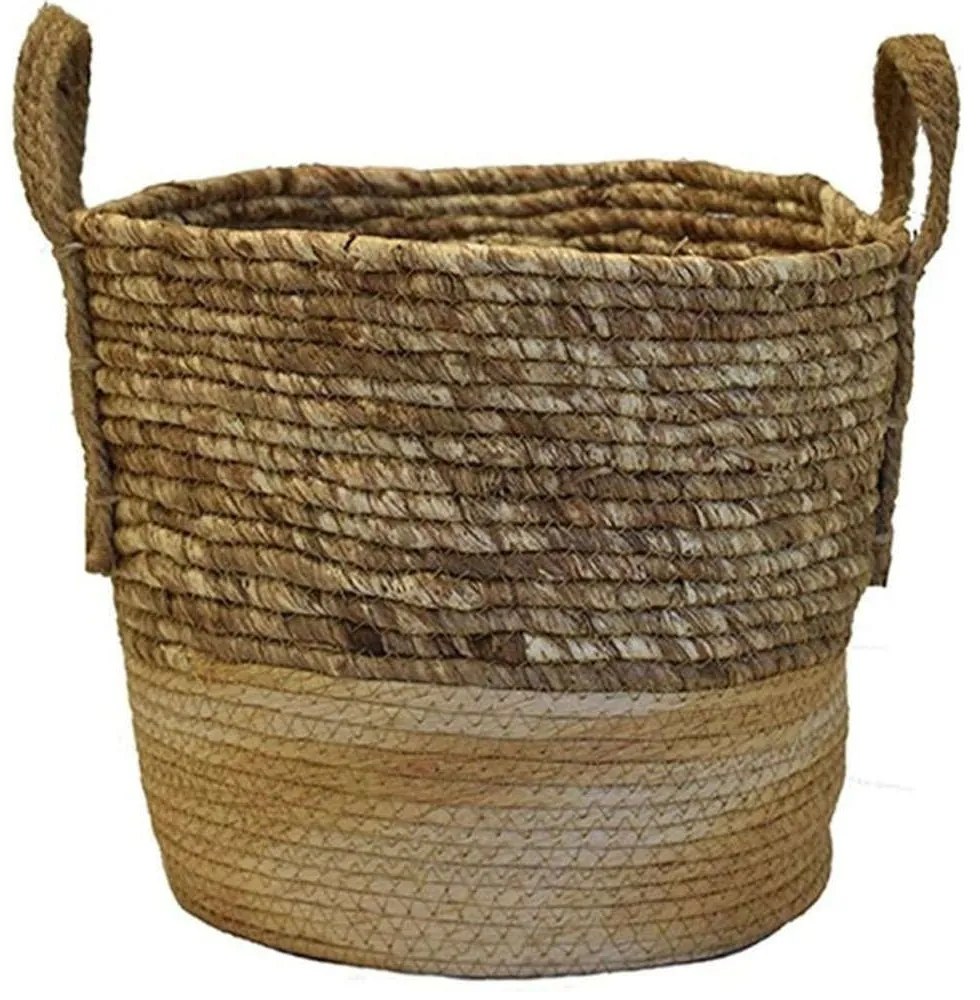 Καλάθι Ριγέ 00.06.67389 30x27cm Brown Mat