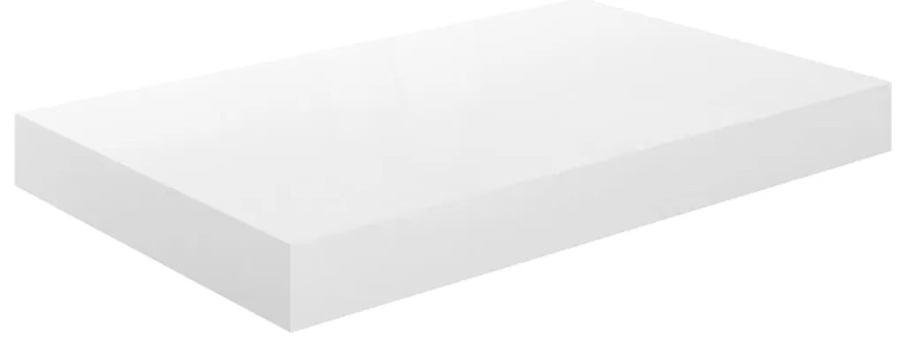 vidaXL Ράφια Τοίχου Γυαλιστερά Άσπρα 4 Τεμάχια 40x23x3,8 εκ. MDF