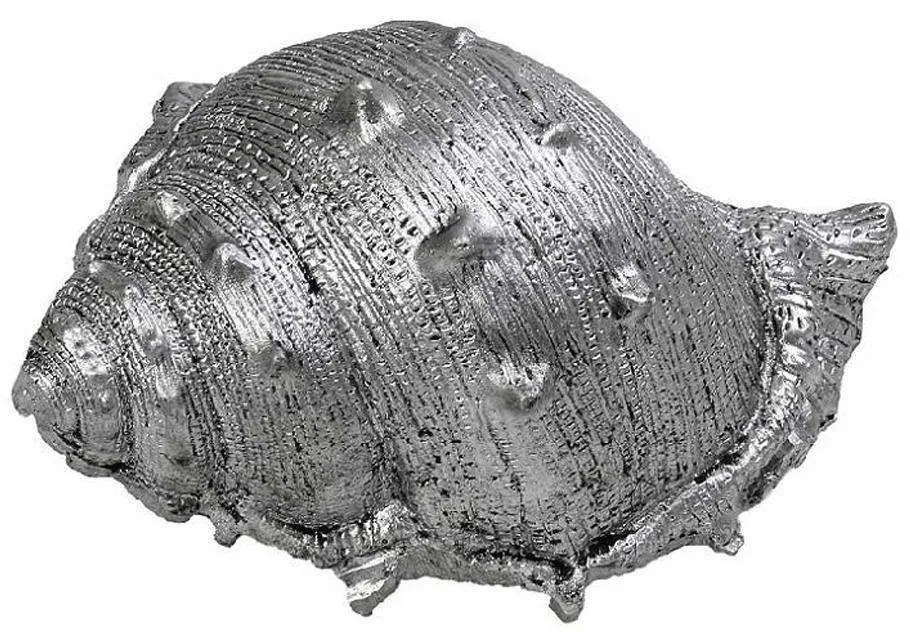 Διακοσμητικό Κοχύλι MT2730K4 13x8x6,5cm Silver Espiel Polyresin
