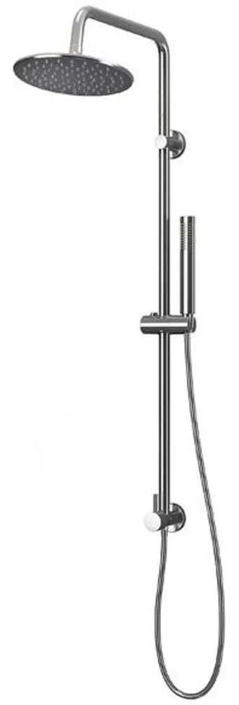 Κολόνα Σταθερού Ντους Lucy C6326B Chrome Karag Ατσάλι,Abs