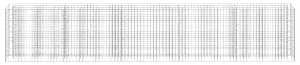 vidaXL Συρματοκιβώτιο-Γλάστρα Υπερυψωμένη 450x30x90 εκ. Γαλβ. Χάλυβας