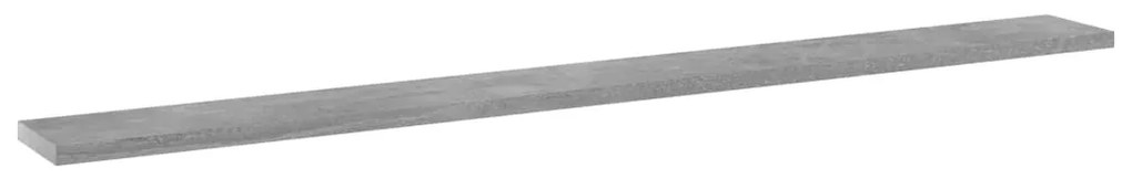 vidaXL Ράφια Βιβλιοθήκης 4 τεμ Γκρι Σκυροδ. 100x10x1,5 εκ. Επεξ. Ξύλο