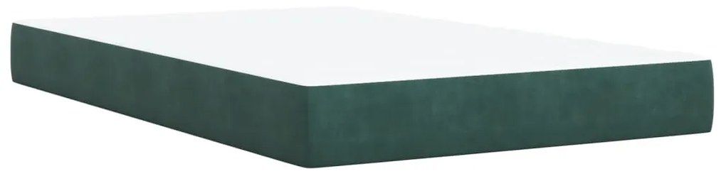 ΚΡΕΒΑΤΙ BOXSPRING ΜΕ ΣΤΡΩΜΑ ΣΚΟΥΡΟ ΠΡΑΣΙΝΟ 120X200ΕΚ. ΒΕΛΟΥΔΙΝΟ 3294607