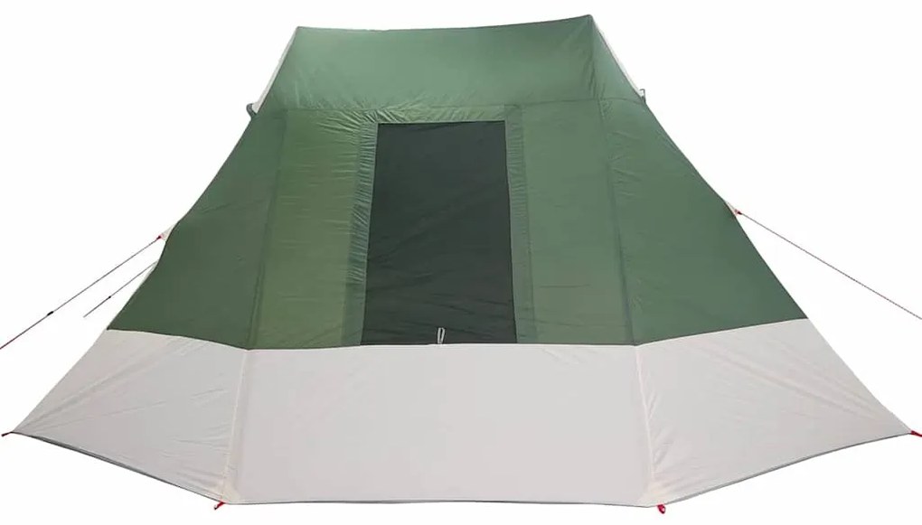 vidaXL Σκηνή Camping Πράσινο 482 x 360 x 227 εκ Πολυεστέρας