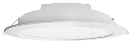 Χωνευτό Φωτιστικό Οροφής LED 22W Λευκό Downlight Φ22cm 3000K Milena 40-10382 Panagoulas-40-10382-Λευκό 40-10382