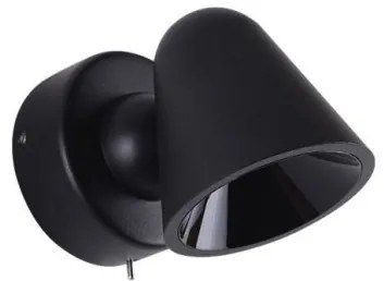 Σποτ Φωτιστικό Τοίχου LED Μαύρο ENZO 4280901 Viokef 4280901 Μαύρο