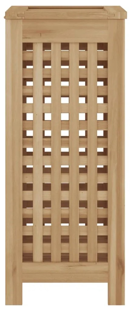 vidaXL Καλάθι Άπλυτων 35 x 25 x 60 εκ. από Μασίφ Ξύλο Teak