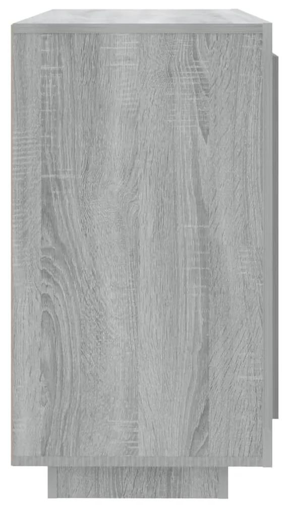 Ντουλάπι Γκρι Sonoma 80 x 40 x 75 εκ. από Επεξεργασμένο Ξύλο - Γκρι