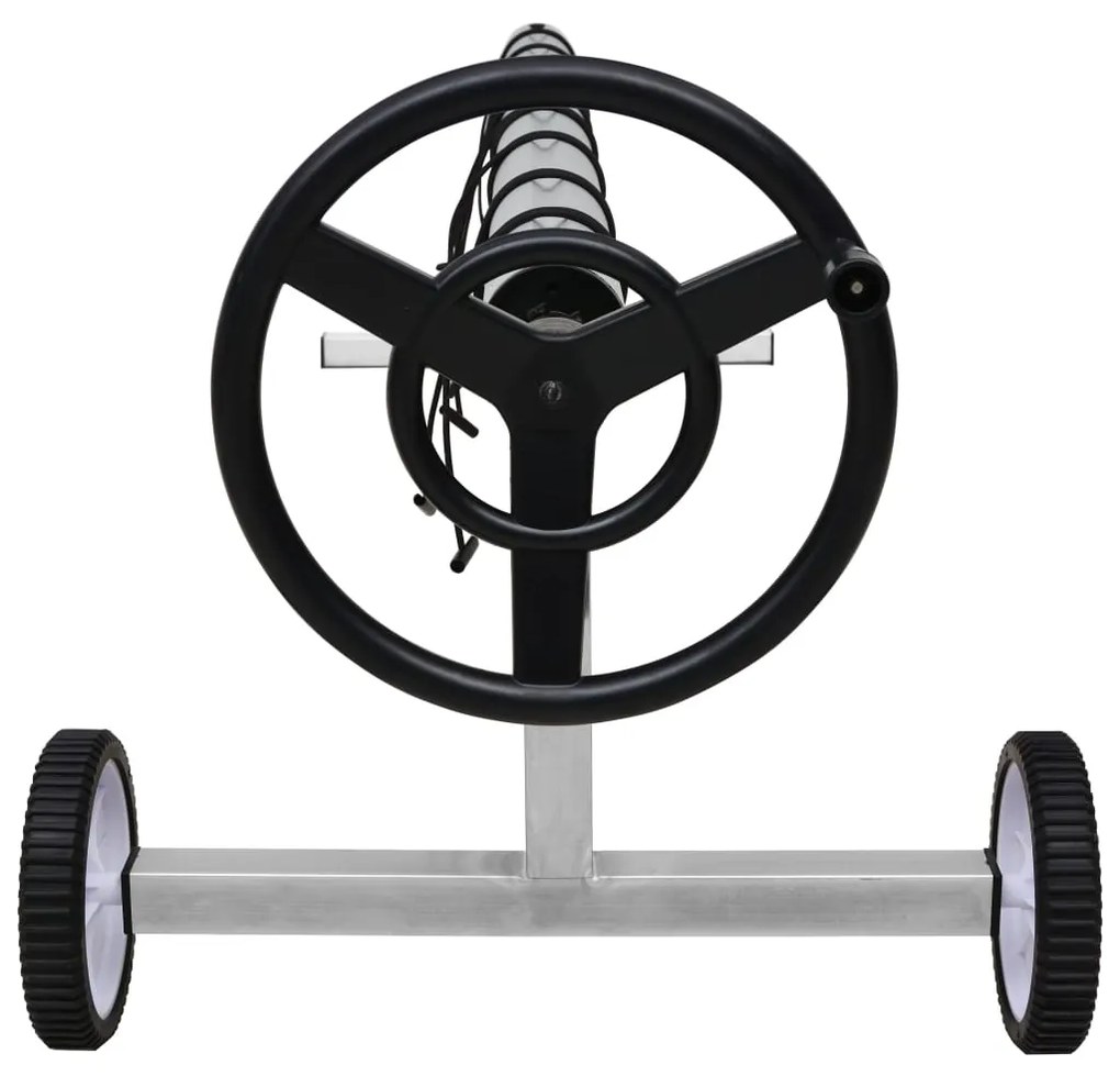 vidaXL Roller Καλύμματος Πισίνας με Βάση από Ανοξείδωτο Χάλυβα