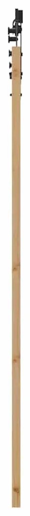 vidaXL Συρόμενη Πόρτα ORKDAL Καφέ 86 x 198.5 cm Μασίφ ξύλο πεύκου