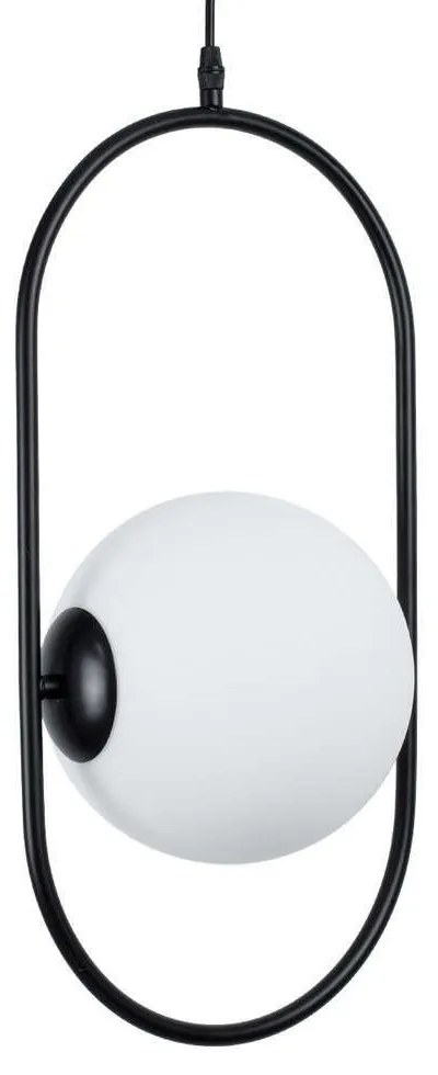 Φωτιστικό Οροφής Hamburg 00591 25x20x50cm 1xE27 Black GloboStar