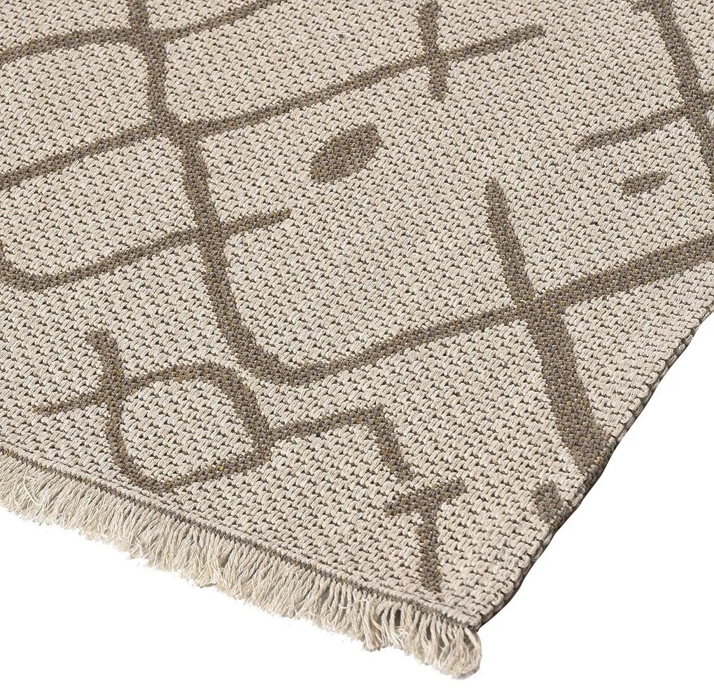 Beauty Home Χαλί βαμβακερό Cocotton 9230 Μπεζ 125x180