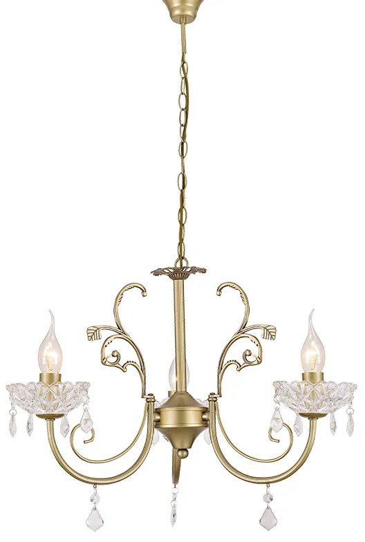 Φωτιστικό Κρεμαστο Aca DLA12153P FABERGE Οξυντέ (Bronzed)
