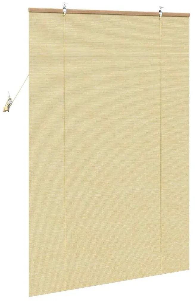 vidaXL Ρολά και Σκίες Παραθύρων Φυσικό 100 x 160 cm Μπαμπού