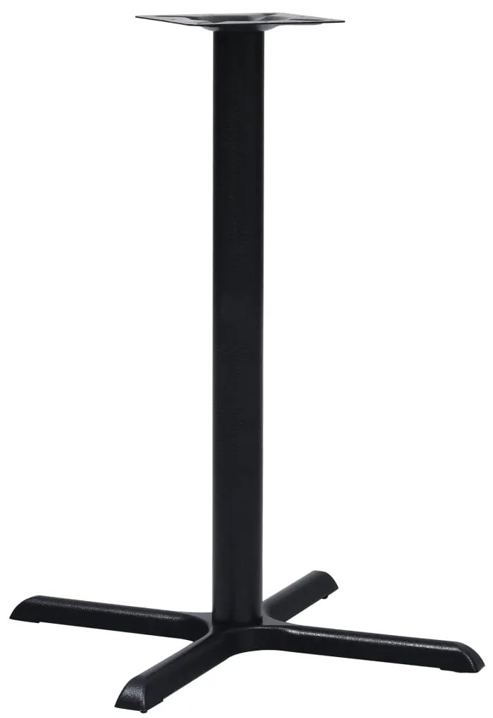 vidaXL Πόδι Τραπεζιού Bistro Μαύρο 76 x 76 x 107 εκ. από Χυτοσίδηρο
