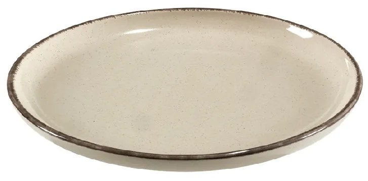 Πιάτο Ρηχό Φαγητού Stoneware Tuscany Cream ESPIEL 27x2,5εκ. ATA155K6