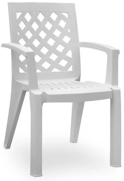 Πολυθρόνα Πολυπροπυλενίου Kira Λευκό 58x52x87 GP046-0004,1 Megapap-GP046-0004,1-Λευκό GP046-0004,1