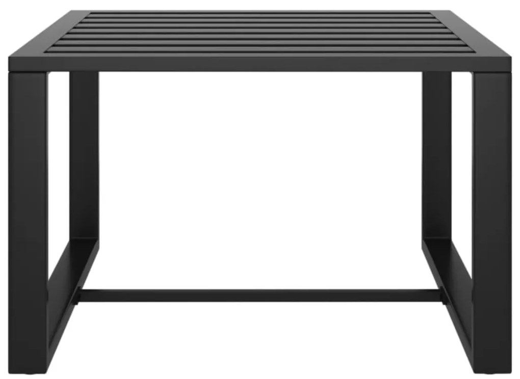 vidaXL Σαλόνι Κήπου 5 Τεμαχίων Ανθρακί Αλουμινίου με Μαξιλάρια