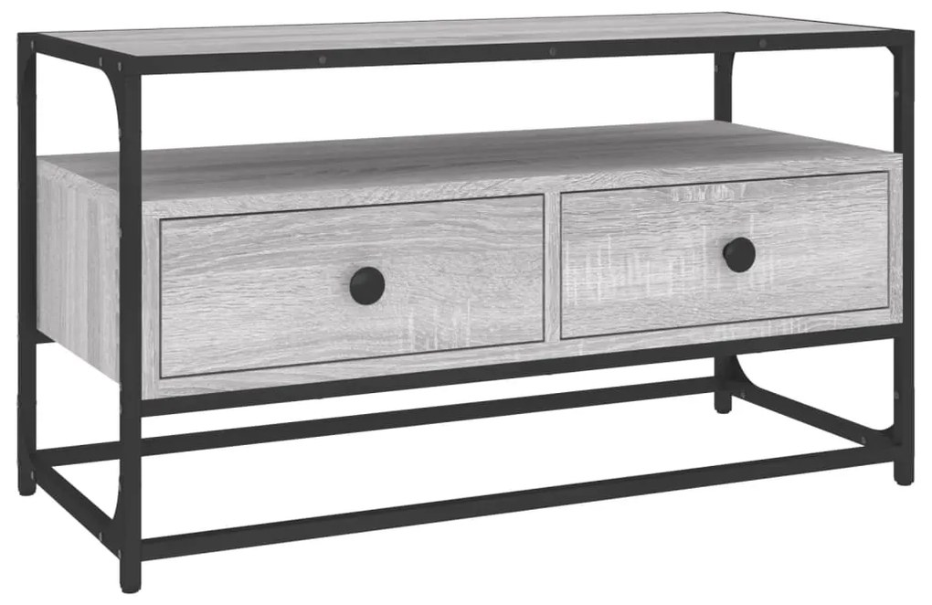 vidaXL Έπιπλο Τηλεόρασης Γκρι Sonoma 80x35x45 εκ. από Επεξεργ. Ξύλο