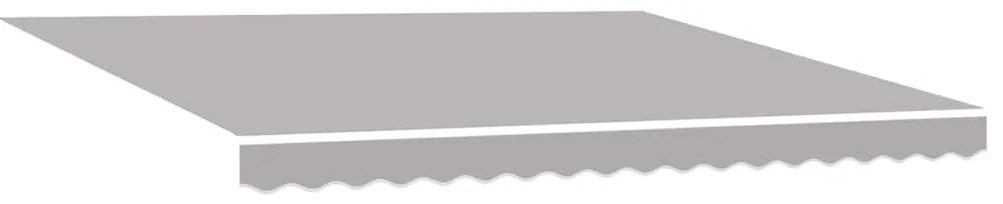 vidaXL Ύφασμα Ομπρέλας με Ανοιχτό γκρι 400 x 300 εκ Πολυεστέρας