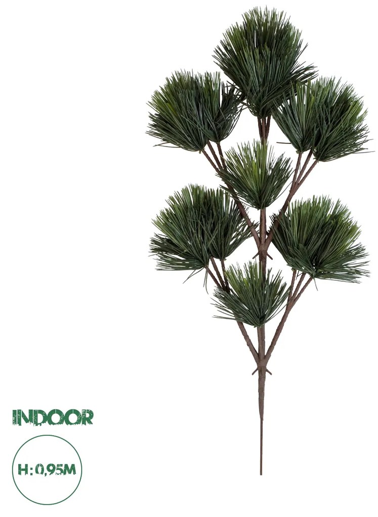 GloboStar® Artificial Garden PINUS MASSONIANA BRANCH 20218 Τεχνητό Διακοσμητικό Κλαδί Πεύκου Π52 x Υ95cm