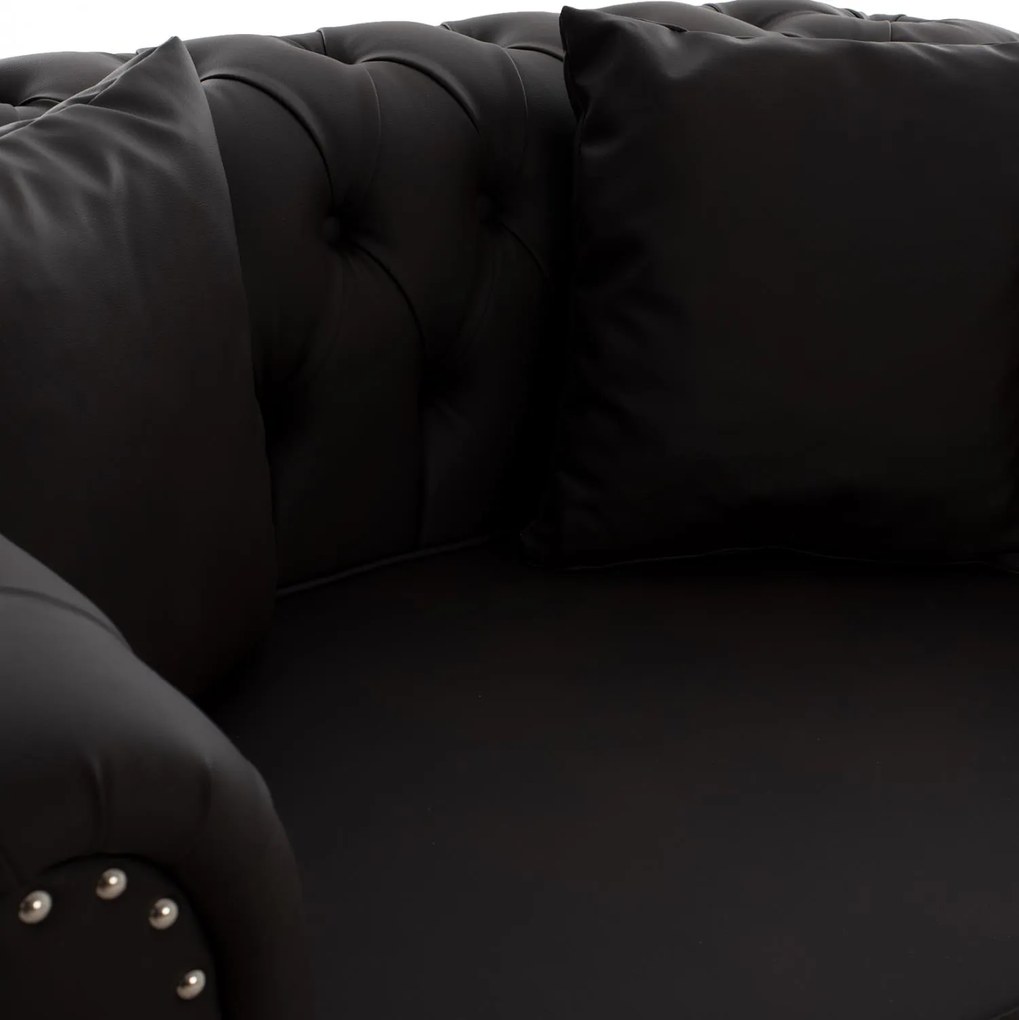 ΚΑΝΑΠΕΣ 2ΘΕΣΙΟΣ Τ. CHESTERFIELD CIELLE ΣΕ ΧΡΩΜΑ ΚΑΦΕ  152x85x80 εκ.