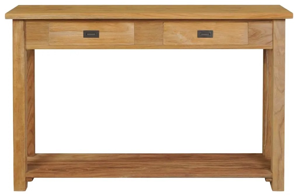 vidaXL Τραπέζι Κονσόλα 120 x 30 x 80 εκ. από Μασίφ Ξύλο Teak