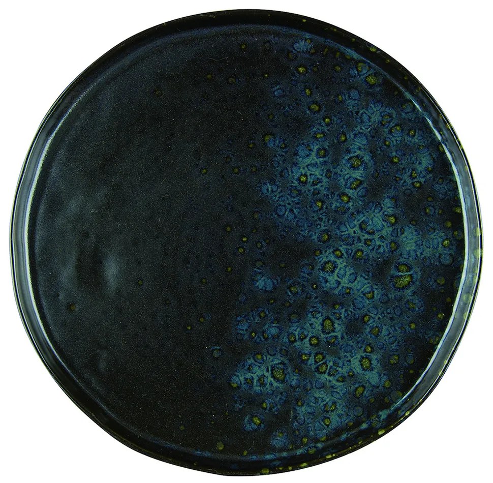 Πιατέλα Stoneware Estia Phobos Nero Μαύρο 31x2,5cm 67-PHO0531