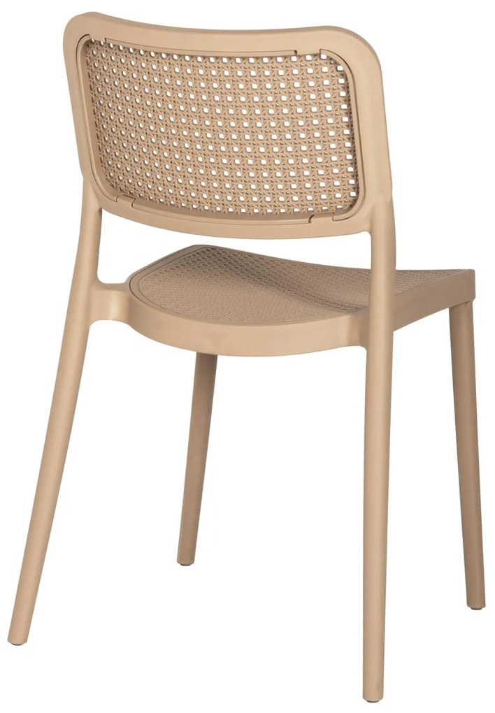 Καρέκλα MEKO C5934.03 Πολυπροπυλενίου Καπουτσίνο 51x52x80Yεκ. 51x52x80 εκ.