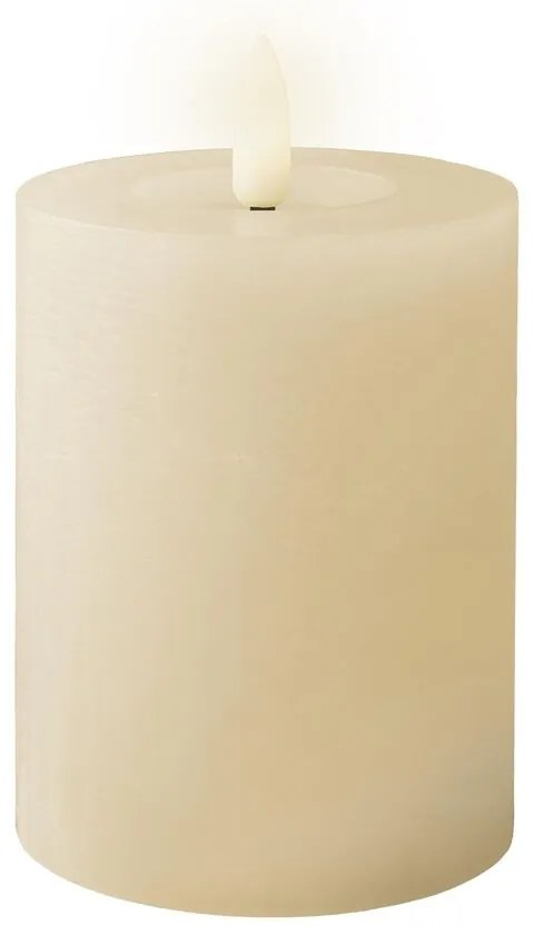 Κερί LED Lumineo Μπεζ Κρεμ Ø 7 x 11,2 cm (AAA)