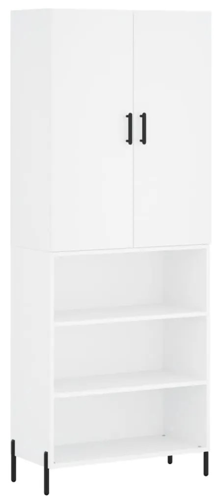 vidaXL Ντουλάπι Λευκό 69,5x34x180 εκ. από Επεξεργασμένο Ξύλο