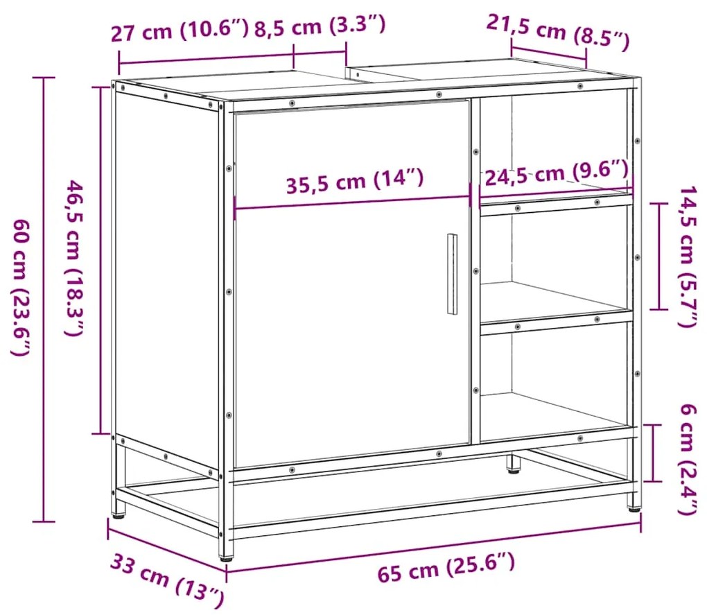 ΝΤΟΥΛΑΠΙ ΝΙΠΤΗΡΑ ΜΠΑΝΙΟΥ ΚΑΠΝΙΣΤΗ ΔΡΥΣ 65X33X60 CM 849286